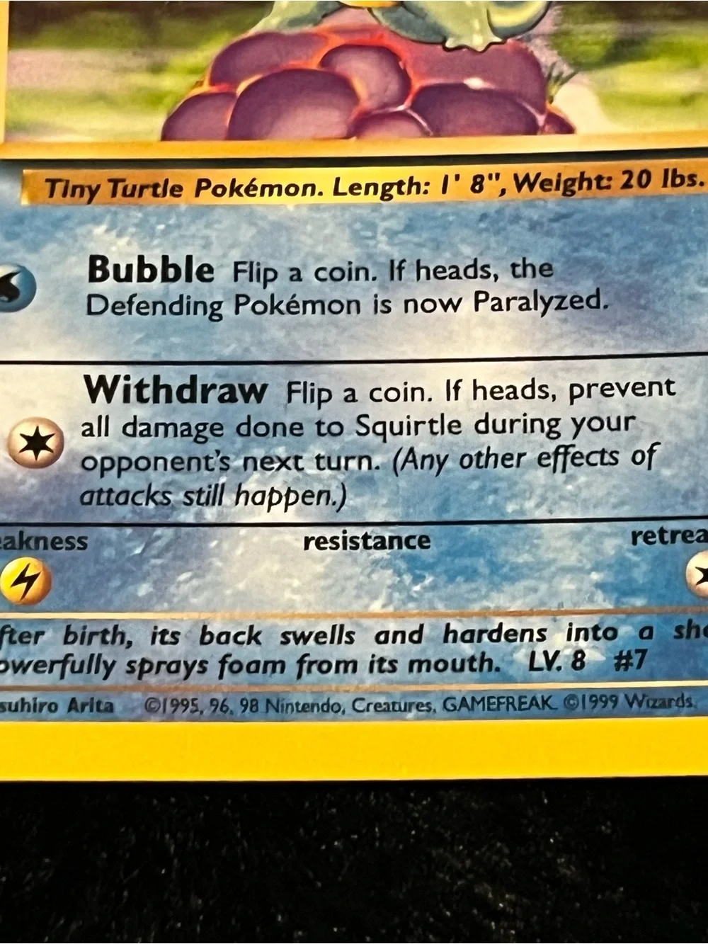 Vintage Water-Type Pokémon Card - 63/102